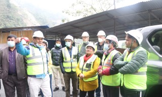 तनुहँ सेती जलविद्युत् आयोजनाको निर्माणमा ढिलाइ नगर्न मन्त्री भुसालको निर्देशन 