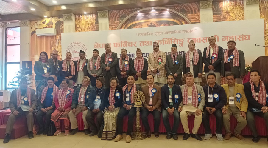 फर्निचर तथा फर्निसिङ् व्यवसायी महासंघमा नयाँ नेतृत्व सर्वसम्मत