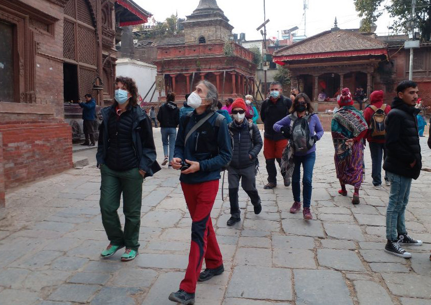 हनुमानढोका दरबार क्षेत्रमा पर्यटकको चहलपहल बढ्याे