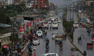 अझै सुरु भएन कोटेश्वर चोकमा आकाशे पुल निर्माण