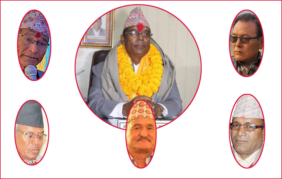 कर्णाली सरकारका नवनियुक्त पाँच मन्त्रीद्वारा शपथ ग्रहण