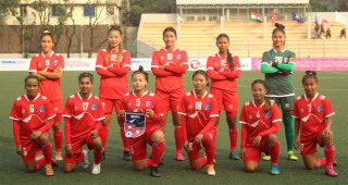 साफ महिला च्याम्पियनसिपमा सहभागी हुन महिला फुटबल टोली भारत प्रस्थान