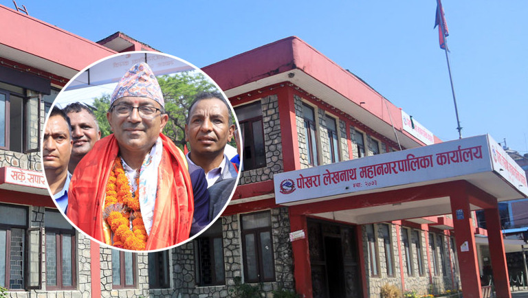 पोखरा महानगरमा अघि बढे धनराज, एमालेका कृष्ण थापा पछ्याउँदै