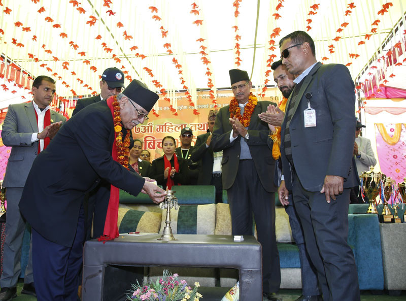 नेकपा (माओवादी केन्द्र)का अध्यक्ष प्रचण्ड- उद्घाटन