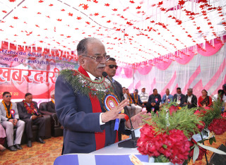 अध्यक्ष दाहाल - खबरदारी सभा