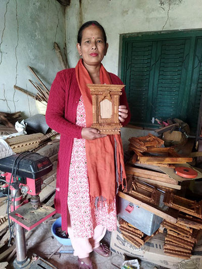 सामुदायिक वनअभियानबाट उद्यमी बनेकी विष्णुकुमारी