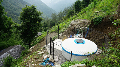 चालीस लाखको लागतमा ग्रामीण खानेपानी आयोजना