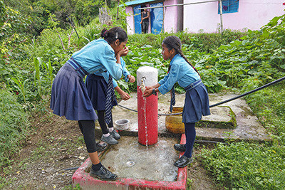 सभापोखरीका चार सय घरमा खानेपानी