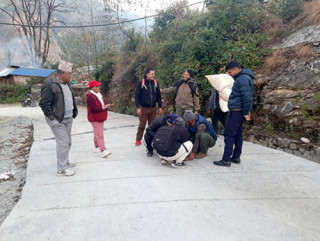 पर्यटकीयस्थल घोडेपानी जोड्ने सडक स्तरोन्नती योजना लक्ष्यअघि नै सम्पन्न