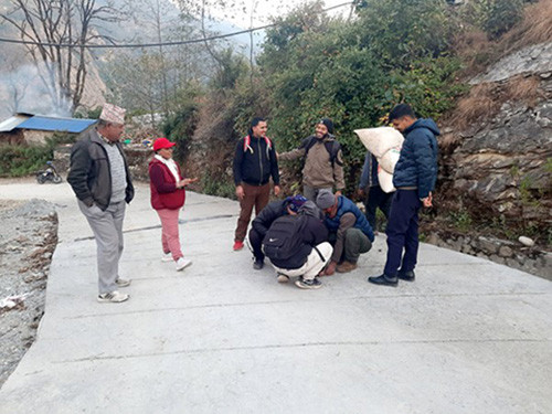 पर्यटकीयस्थल घोडेपानी जोड्ने सडक स्तरोन्नती योजना लक्ष्यअघि नै सम्पन्न