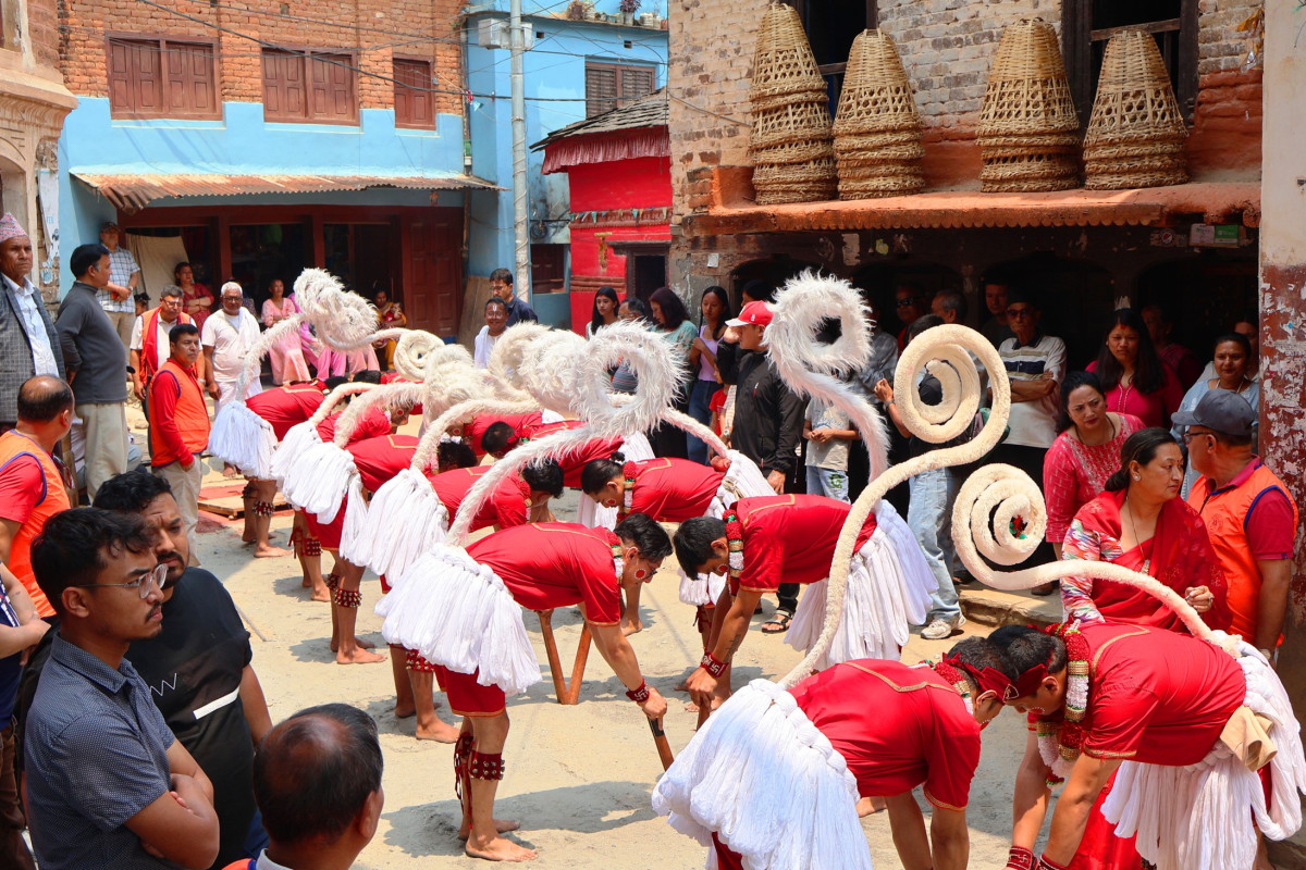 समापन गरियो हनुमान नाच