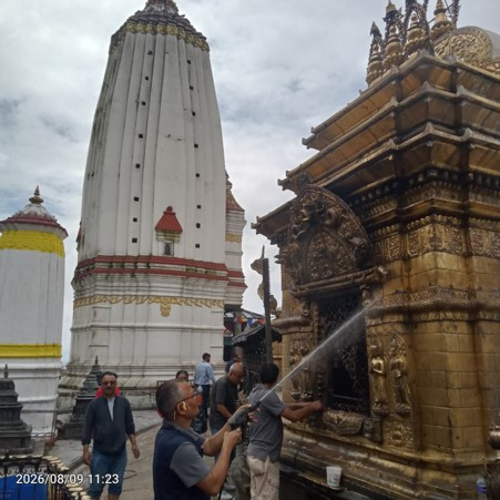 विश्व सम्पदा सूचीमा सूचीकृत स्वयम्भूमा सरसफाइ