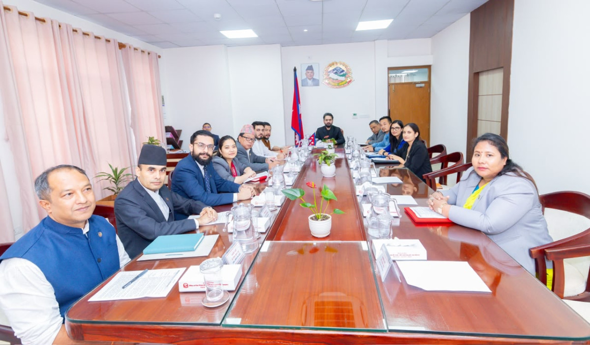 Spokes Person of Government Minister Pokharel 2k .jpg