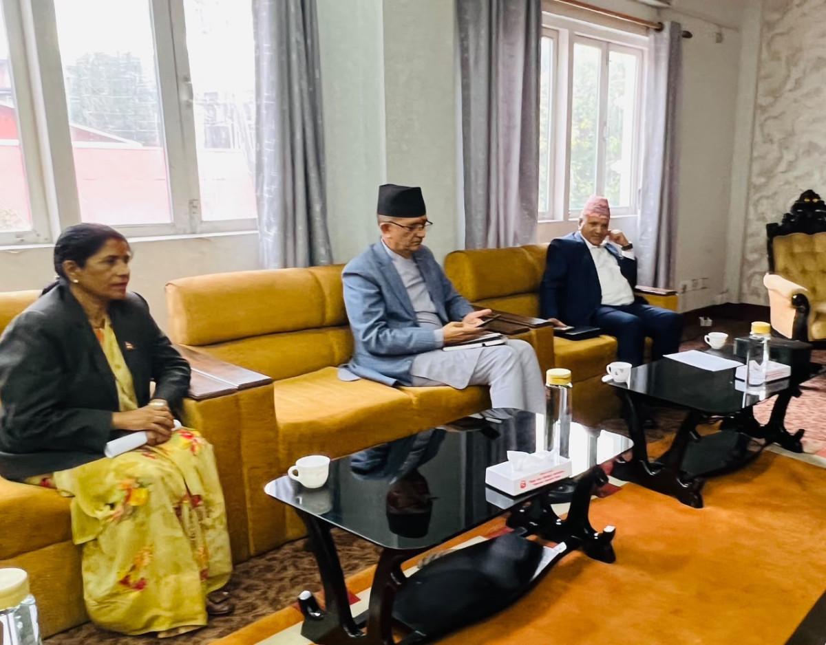 Spokes Person of Government Minister Pokharel 2h .jpg